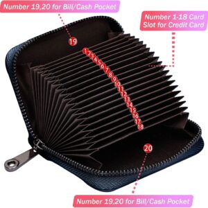 Credit Card Holder Genuine Leather 20 Slots - Image 3