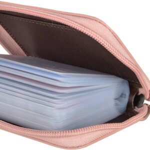 Credit Card Holder Genuine Leather Zipper Wallet 26 Slots - Image 11