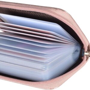 Credit Card Holder Genuine Leather Zipper Wallet 26 Slots - Image 15