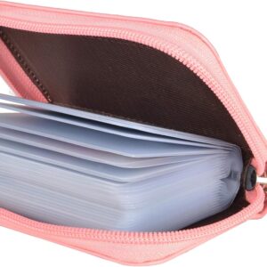 Credit Card Holder Genuine Leather Zipper Wallet 26 Slots - Image 21