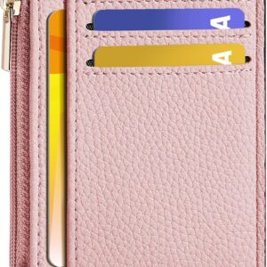 Credit Card Holder Slim Compact RFID Blocking Pink - Image 9