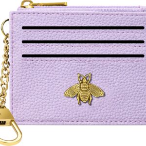 Keychain Wallet RFID Coin Purse Women Slim Minimalist - Image 27
