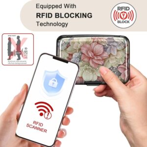 Mini RFID Aluminum Wallet Credit Card Holder Metal - Image 2