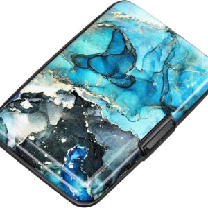 Mini RFID Aluminum Wallet Credit Card Holder Metal - Image 32