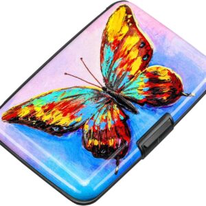 Mini RFID Aluminum Wallet Credit Card Holder Metal - Image 49