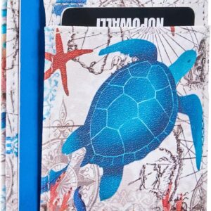 Minimalist Leather Slim Wallet RFID Blocking Medium Size - Image 10