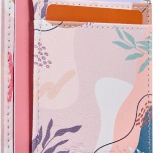 Minimalist Leather Slim Wallet RFID Blocking Medium Size - Image 11
