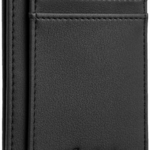 Minimalist Leather Slim Wallet RFID Blocking Medium Size - Image 14