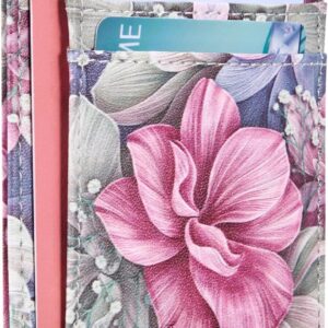 Minimalist Leather Slim Wallet RFID Blocking Medium Size - Image 16