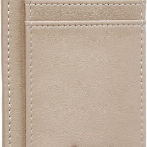 Minimalist Leather Slim Wallet RFID Blocking Medium Size - Image 20