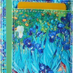 Minimalist Leather Slim Wallet RFID Blocking Medium Size - Image 23