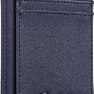 Minimalist Leather Slim Wallet RFID Blocking Medium Size - Image 26
