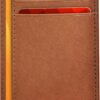 Minimalist Wallet Leather RFID Front Pocket Cognac