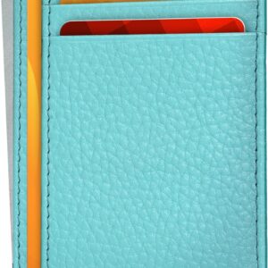 Minimalist Wallet Leather RFID Front Pocket Cognac - Image 29