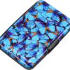 RFID Blocking Credit Card Holder Aluminum Blue