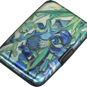 RFID Blocking Credit Card Holder Aluminum Blue - Image 11