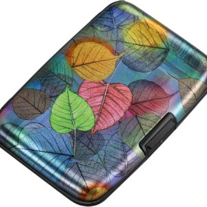 RFID Blocking Credit Card Holder Aluminum Blue - Image 16
