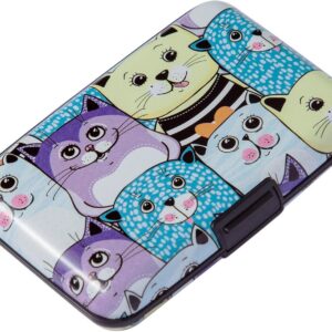 RFID Blocking Credit Card Holder Aluminum Blue - Image 19