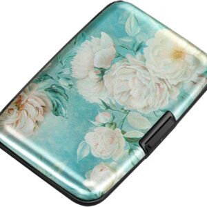 RFID Blocking Credit Card Holder Aluminum Blue - Image 20