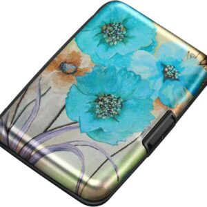 RFID Blocking Credit Card Holder Aluminum Blue - Image 31