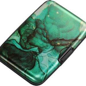 RFID Blocking Credit Card Holder Aluminum Blue - Image 37