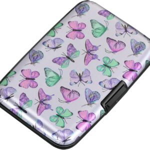 RFID Blocking Credit Card Holder Aluminum Blue - Image 40