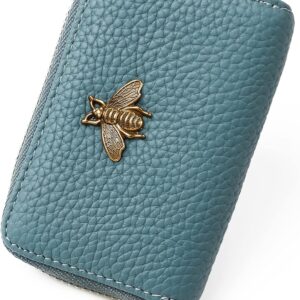 RFID Credit Card Holder Small Leather Wallet Women - Image 11