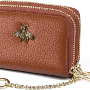 RFID Credit Card Holder Small Leather Wallet Women - Image 17