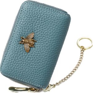 RFID Credit Card Holder Small Leather Wallet Women - Image 21
