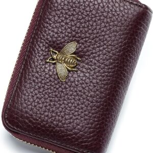 RFID Credit Card Holder Small Leather Wallet Women - Image 22