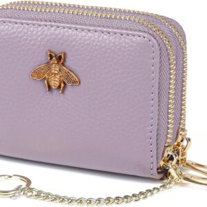 RFID Credit Card Holder Small Leather Wallet Women - Image 26