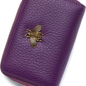 RFID Credit Card Holder Small Leather Wallet Women - Image 27
