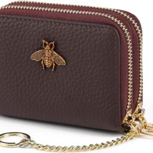 RFID Credit Card Holder Small Leather Wallet Women - Image 28