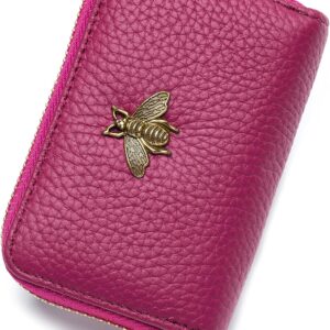 RFID Credit Card Holder Small Leather Wallet Women - Image 31