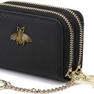 RFID Credit Card Holder Small Leather Wallet Women - Image 34
