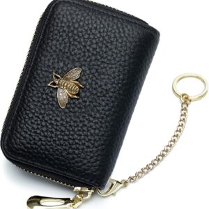 RFID Credit Card Holder Small Leather Wallet Women - Image 35