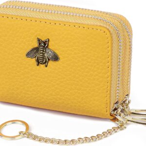 RFID Credit Card Holder Small Leather Wallet Women - Image 36