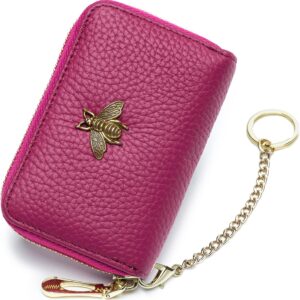 RFID Credit Card Holder Small Leather Wallet Women - Image 37
