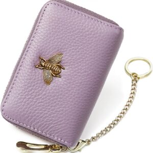 RFID Credit Card Holder Small Leather Wallet Women - Image 38
