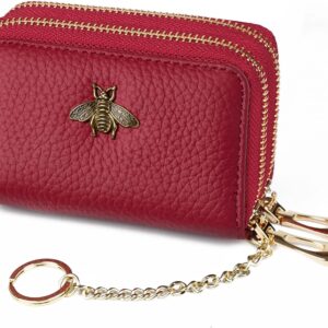 RFID Credit Card Holder Small Leather Wallet Women - Image 39