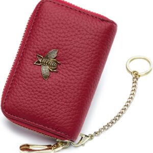 RFID Credit Card Holder Small Leather Wallet Women - Image 41