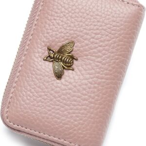 RFID Credit Card Holder Small Leather Wallet Women - Image 42