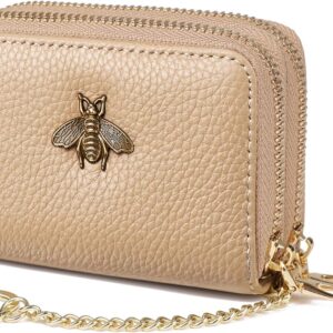 RFID Credit Card Holder Small Leather Wallet Women - Image 43