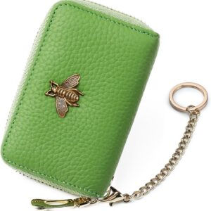 RFID Credit Card Holder Small Leather Wallet Women - Image 44