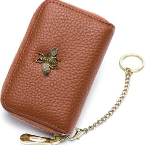 RFID Credit Card Holder Small Leather Wallet Women - Image 47