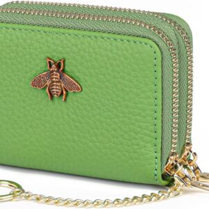 RFID Credit Card Holder Small Leather Wallet Women - Image 56