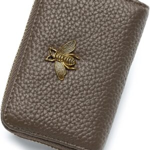 RFID Credit Card Holder Small Leather Wallet Women - Image 57