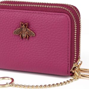 RFID Credit Card Holder Small Leather Wallet Women - Image 60