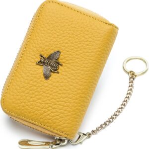 RFID Credit Card Holder Small Leather Wallet Women - Image 61