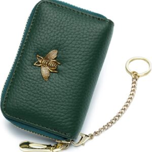 RFID Credit Card Holder Small Leather Wallet Women - Image 62